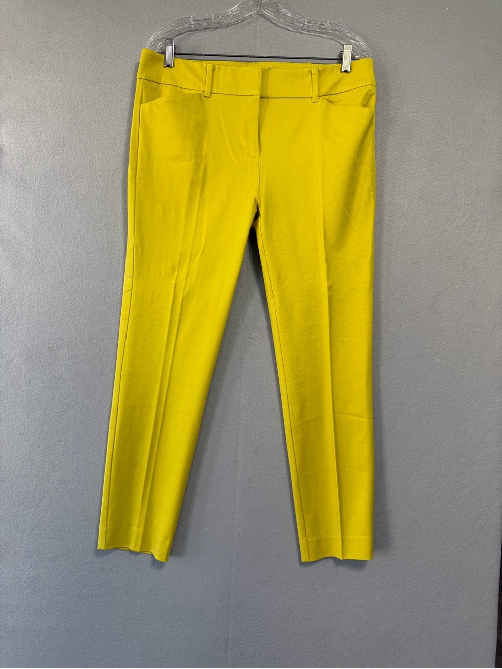 7th Avenue Design Studio Dress Pants s10 Women’s Yellow Straight Leg